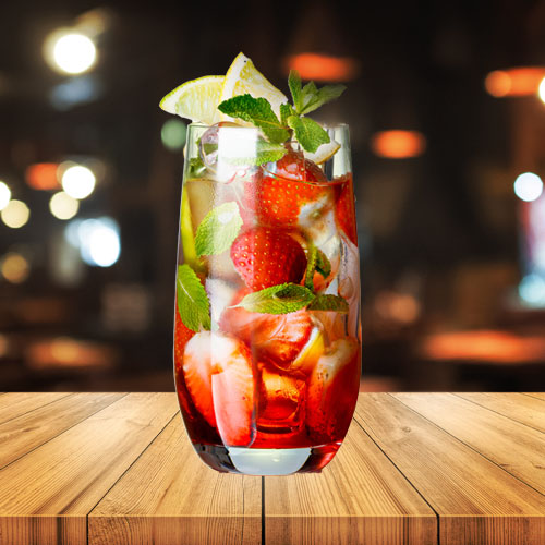 Cocktail Virgin Mojito Fraise