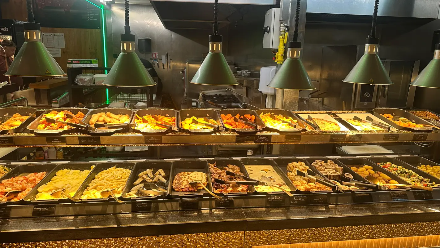 Buffets de plats chauds